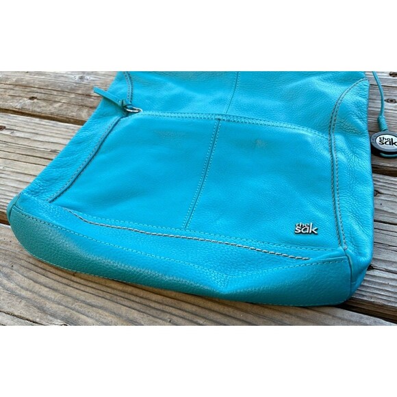 (2) The Sak Iris Pebbled Leather Adjustable Crossbody Shoulder Bags - Picture 9 of 15